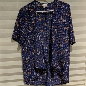 LuLaRoe purple Bianka kimono size 3